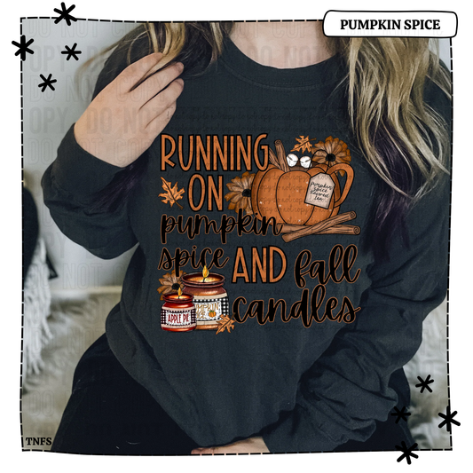 Running on Pumpkin Spice and Fall Candles