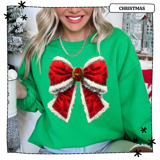 Santa Buckle Coquette Bow