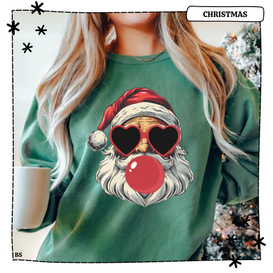 Santa Red Bubble