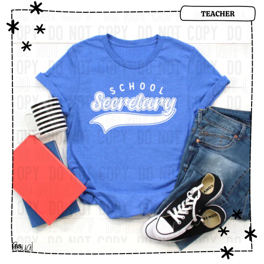 School Secretary Swoosh
