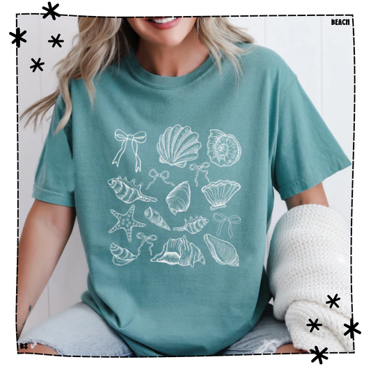 Seashell Coquette Collage
