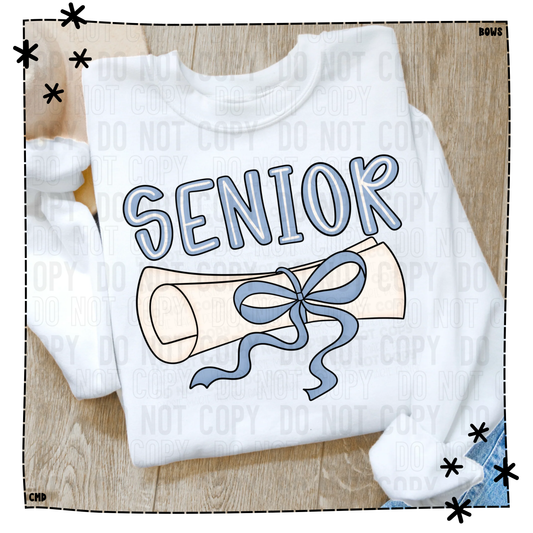 Senior Coquette Diploma Blue