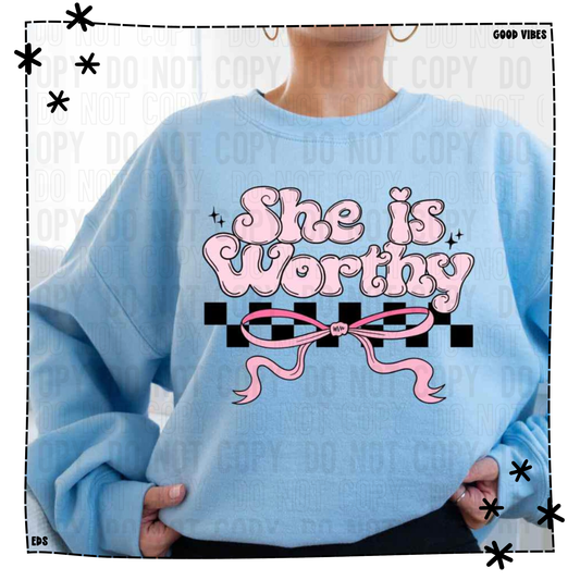She Is Worthy