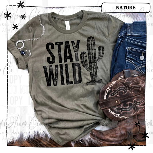 Stay Wild Cactus Shirt