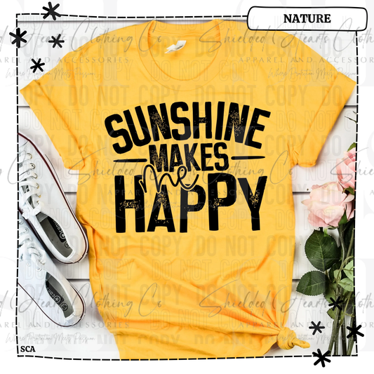 Sunshine Makes Me Happy Shirt