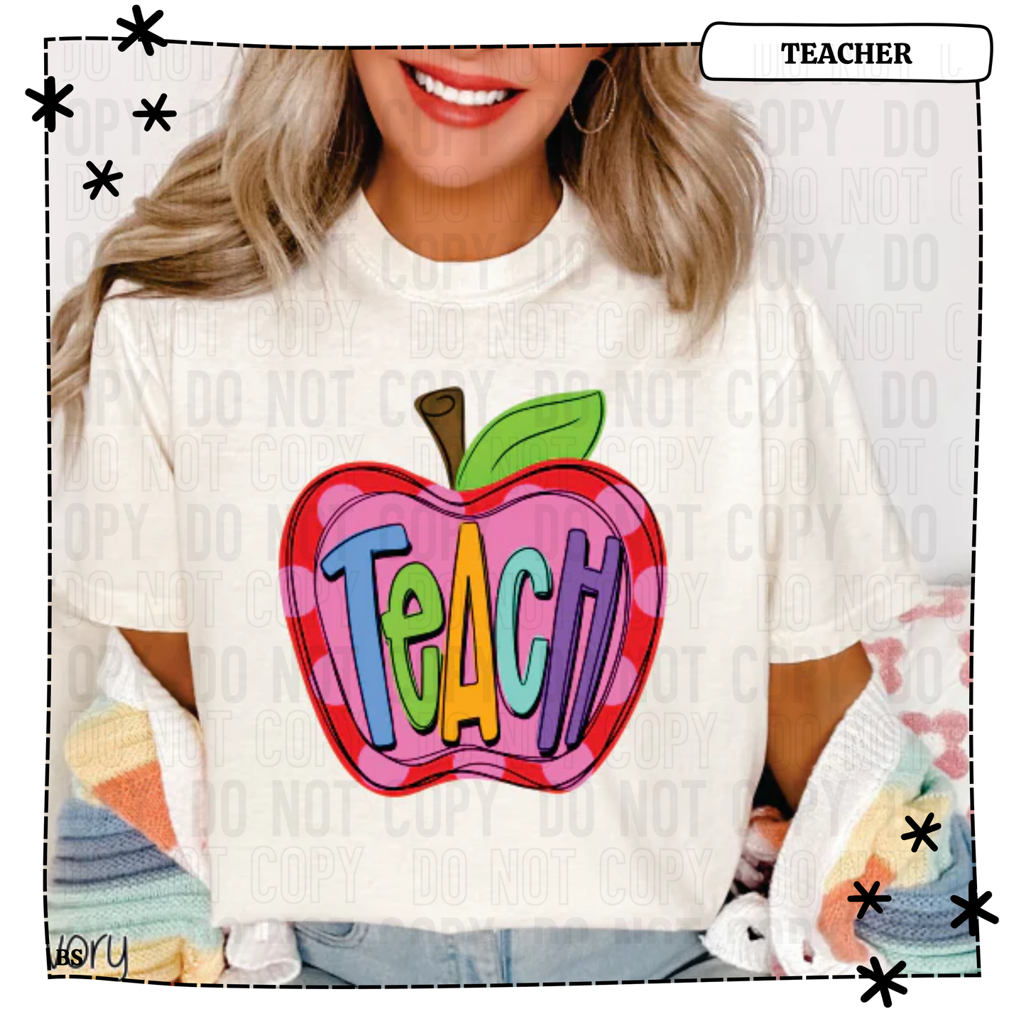 Teach Apple Pink Dots