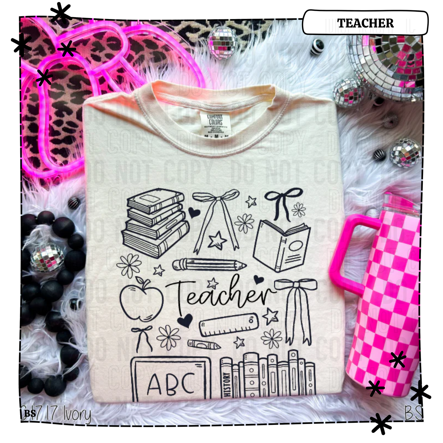 Teacher Doodle Collage