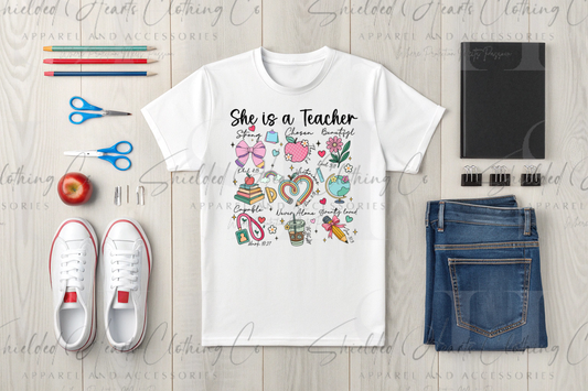 She is a Teacher