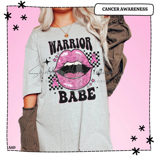Warrior Babe Breast Cancer Shirt