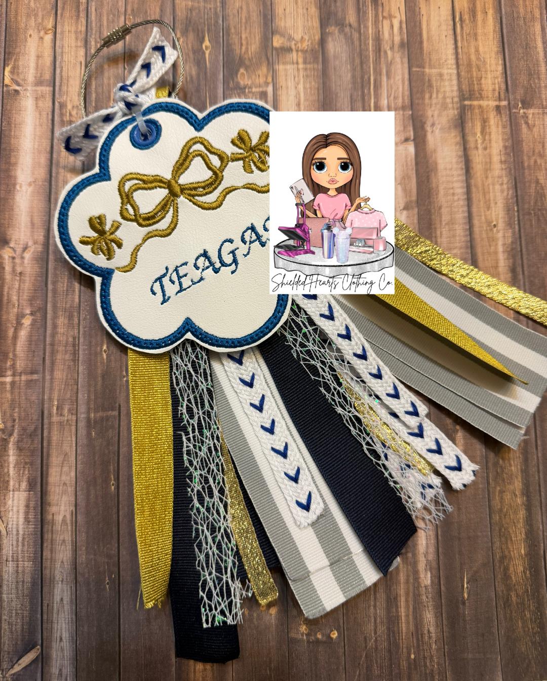 Custom Ribbon Bag Tag