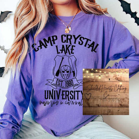 Camp Crystal Lake University Shirt