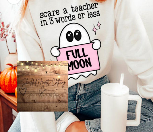Teacher Full Moon Shirt
