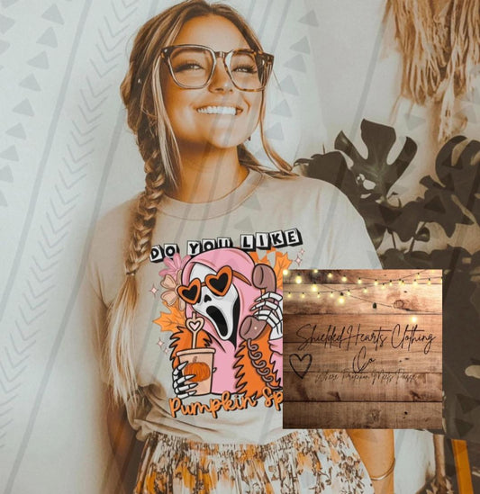 Do You Like Pumpkin Spice Scream Shirt