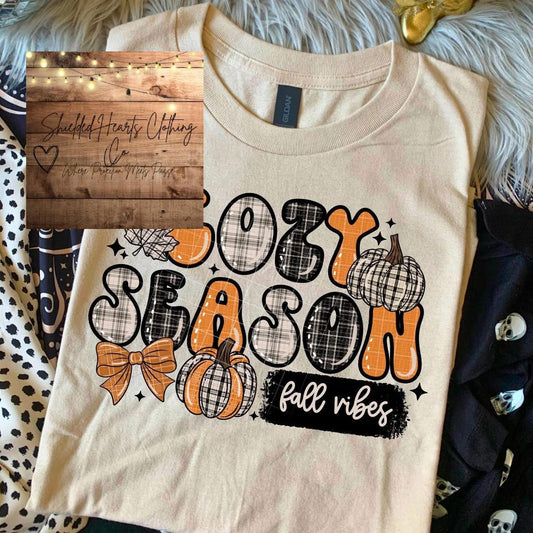 Cozy Season Fall Vibes Shirt